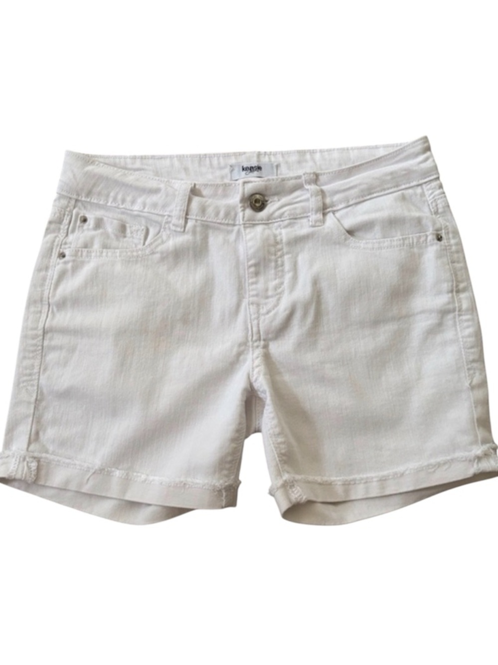 White Women's Denim Shorts - Keen